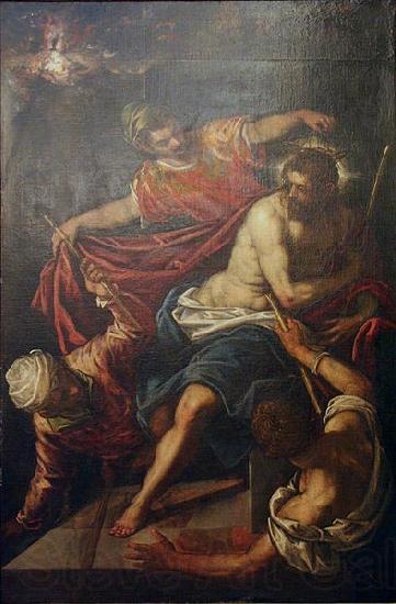 Domenico Tintoretto Christ Crowned with Thorns France oil painting art